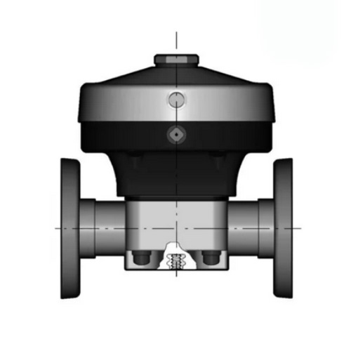 PP 2/2-Wege-Membranventil, Ausführung Flansch, DA, FKM, Typ 285