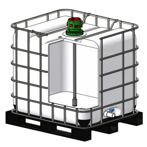 Sauglanze aus PVC-U für MULTI FLEX BLOCK mit PTFE Kugel und EPDM Dichtung